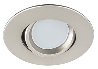 3" Nickel Swivel Gimbal 7.5 Watt LED Remodel Recessed Kit