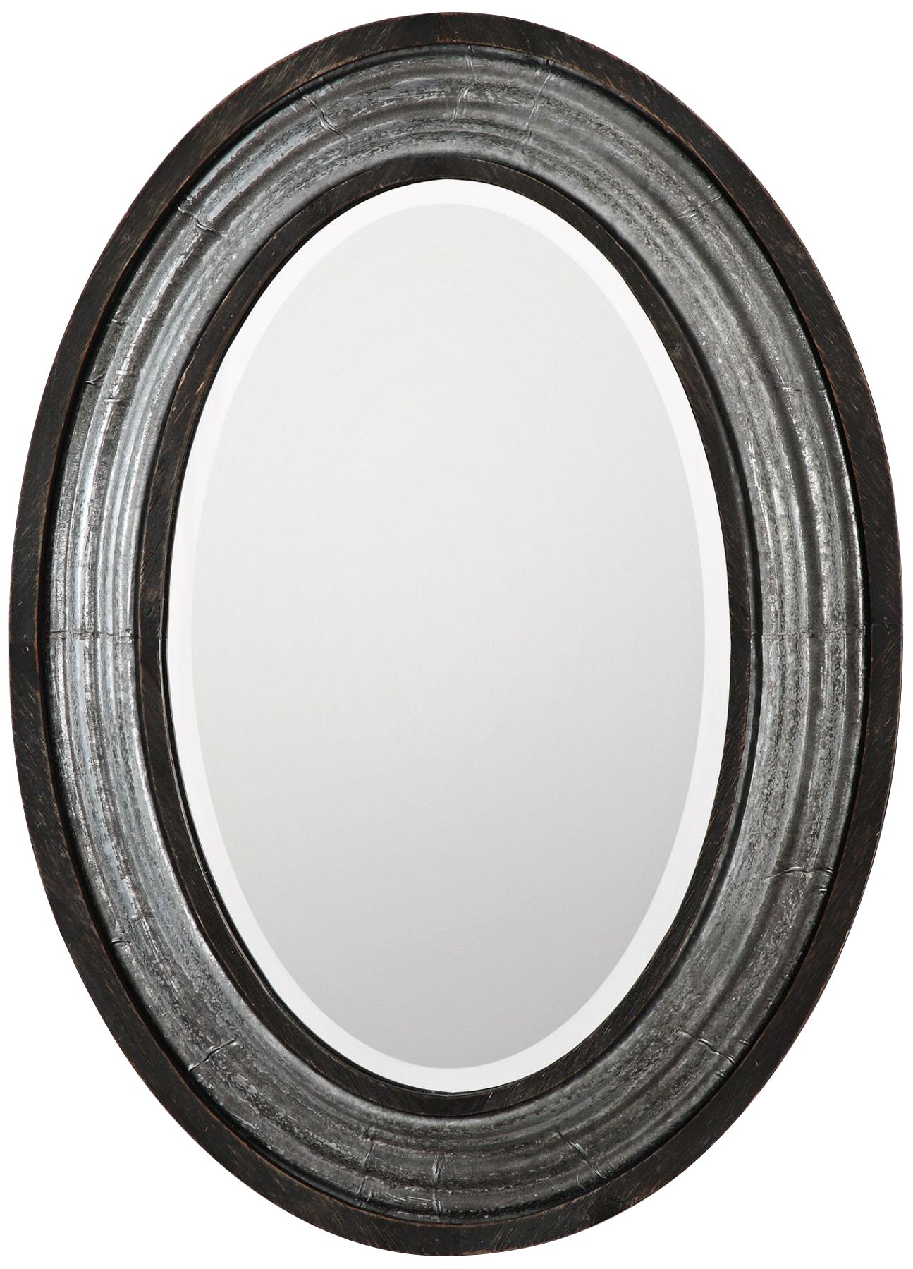Uttermost Galina Light Gray Wash 22 3/4" x 31" Wall Mirror