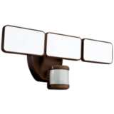 Bronze 2500 Lumen Motion-Activated 3-Lamp LED Security Light
