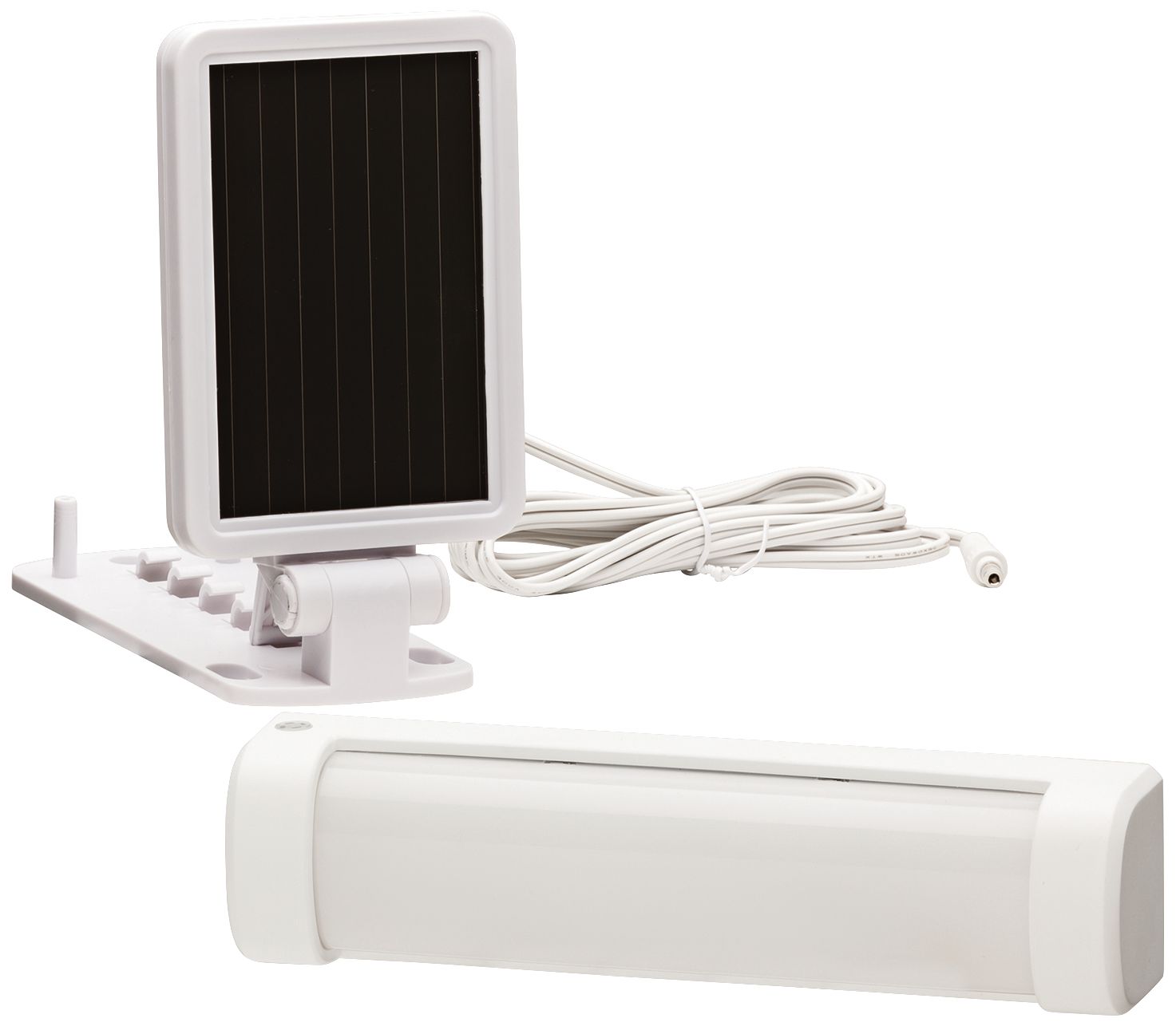 White Solar Powered LED Security Light