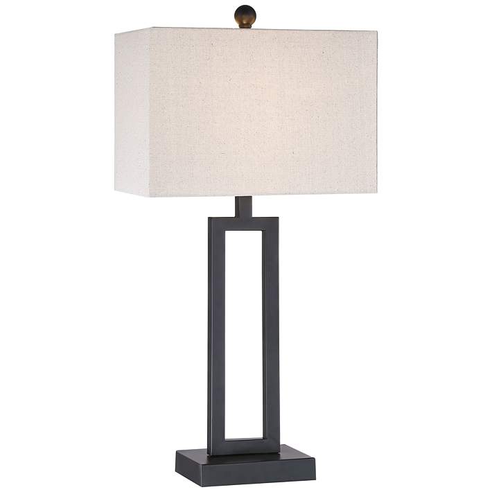 Aston Black Modern Table Lamp 14h17, Best Contemporary Table Lamps