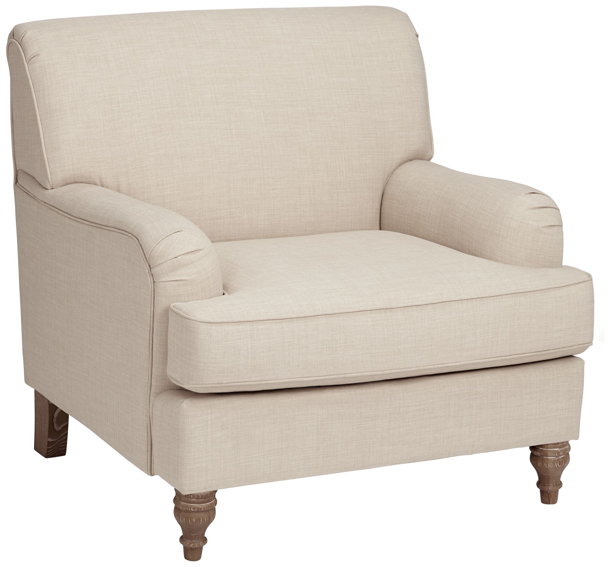 Cantebury Colony Linen Upholstered Armchair