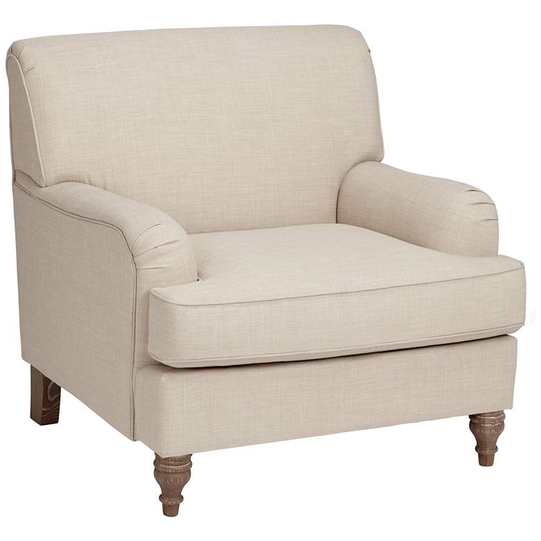 Cantebury Colony Linen Upholstered Armchair