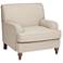 Cantebury Colony Linen Upholstered Armchair