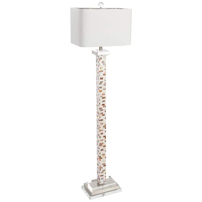 Couture 66 High Soho Mother Of Pearl Floor Lamp