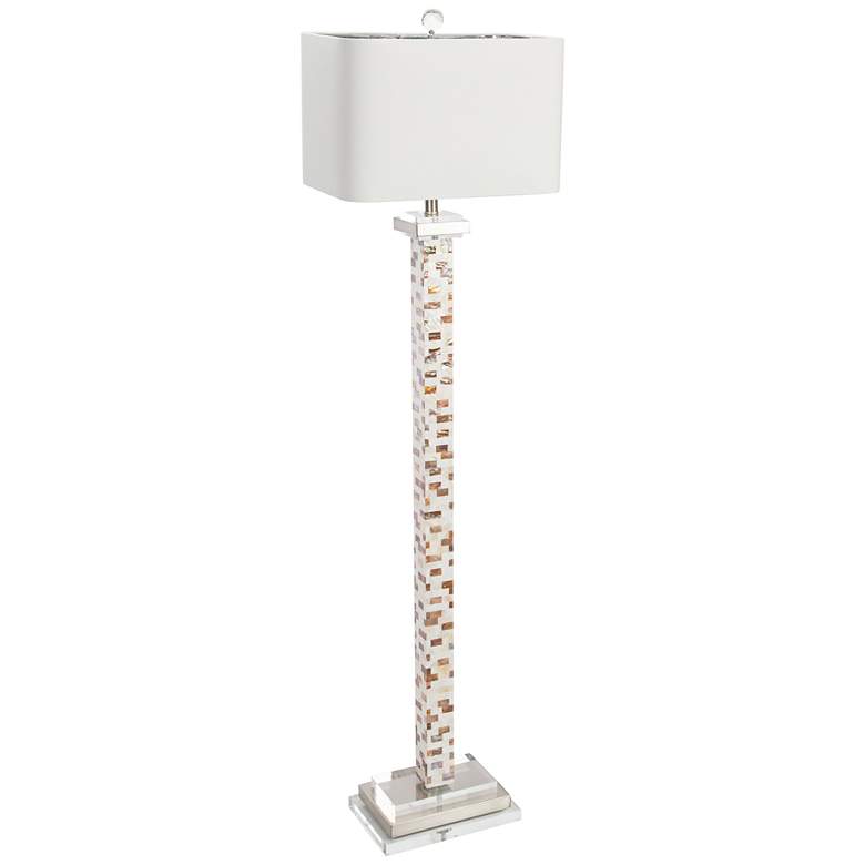Couture 66&quot; High Soho Mother of Pearl Floor Lamp