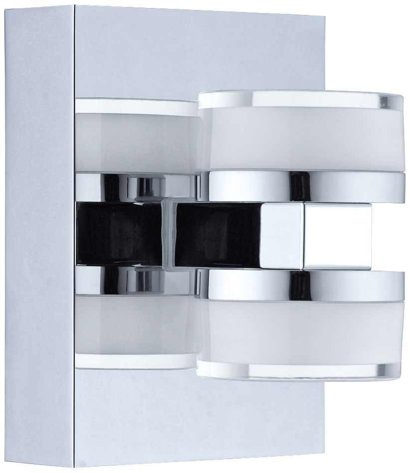 Eglo Romendo 6 1/4" High Chrome 2-Light LED Wall Sconce