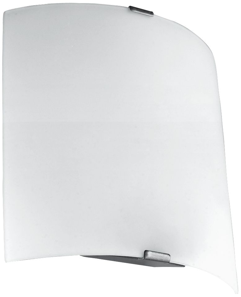 Eglo Grafik 8 1/4" High Silver LED Wall Sconce