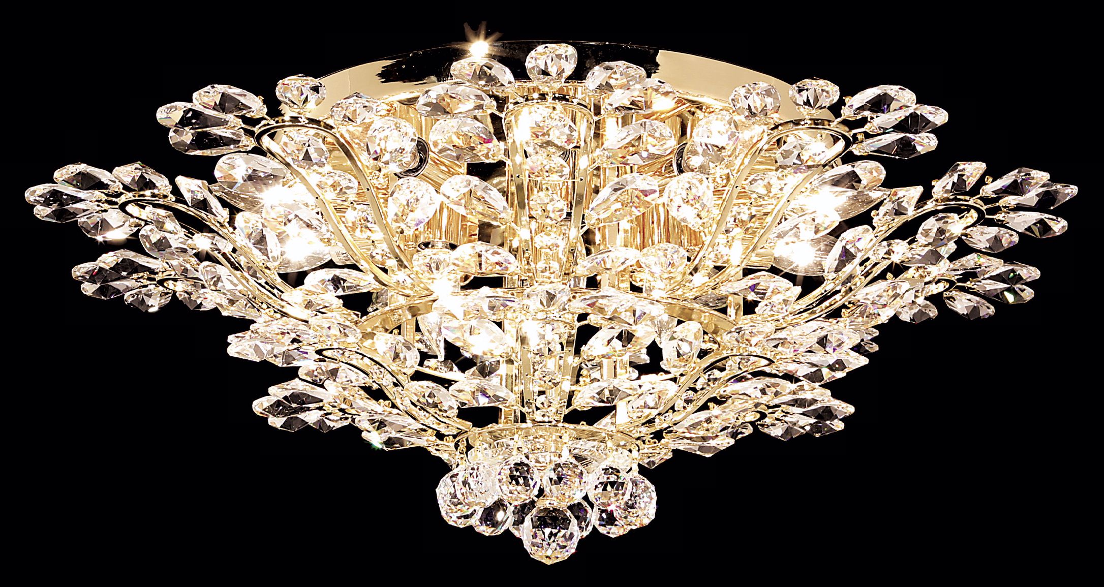 James R. Moder Florale Collection 27" Wide Ceiling Light
