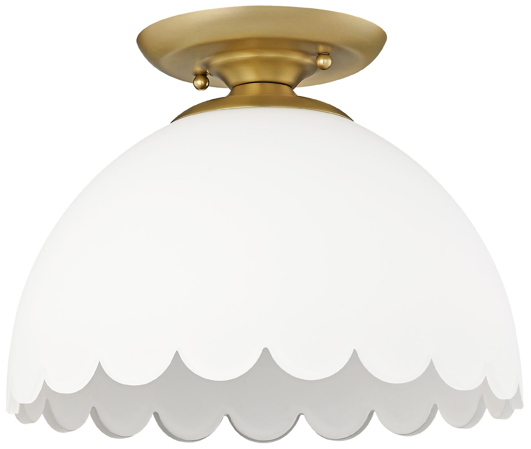 Golden Lighting Dorinda 12 1/4" Wide Brushed Champagne Bronze Ceiling Light