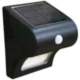 Providence 5&quot; High Black Solar Motion-Sensor Deck Light