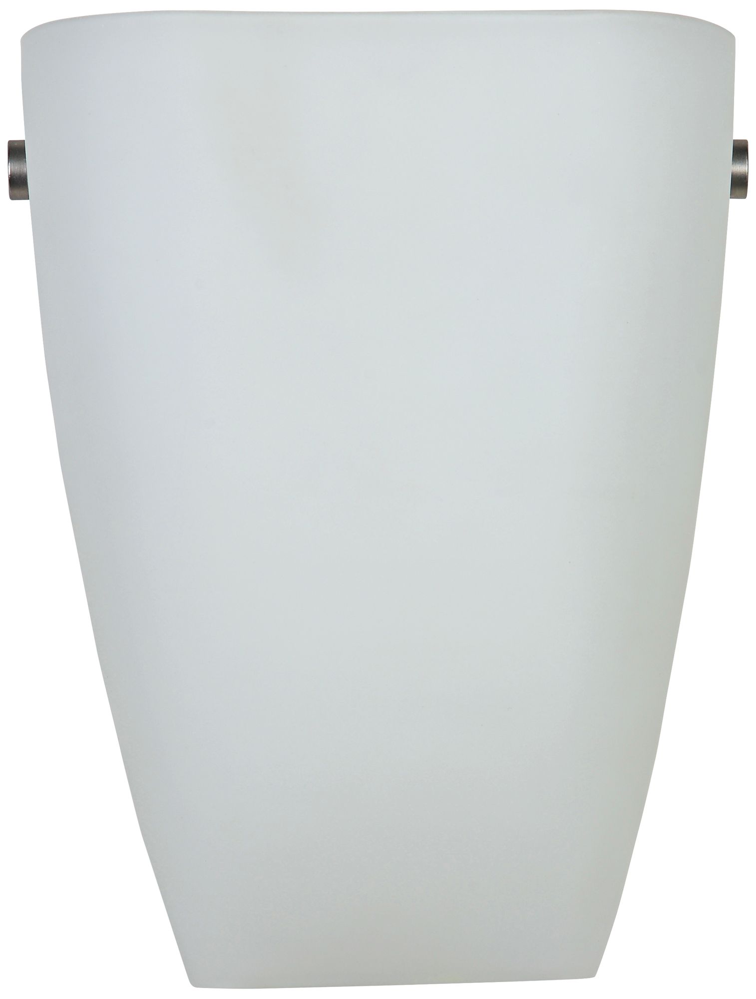 Elementary 9" High Brushed Steel and Opal Glass LED Wall Sconce