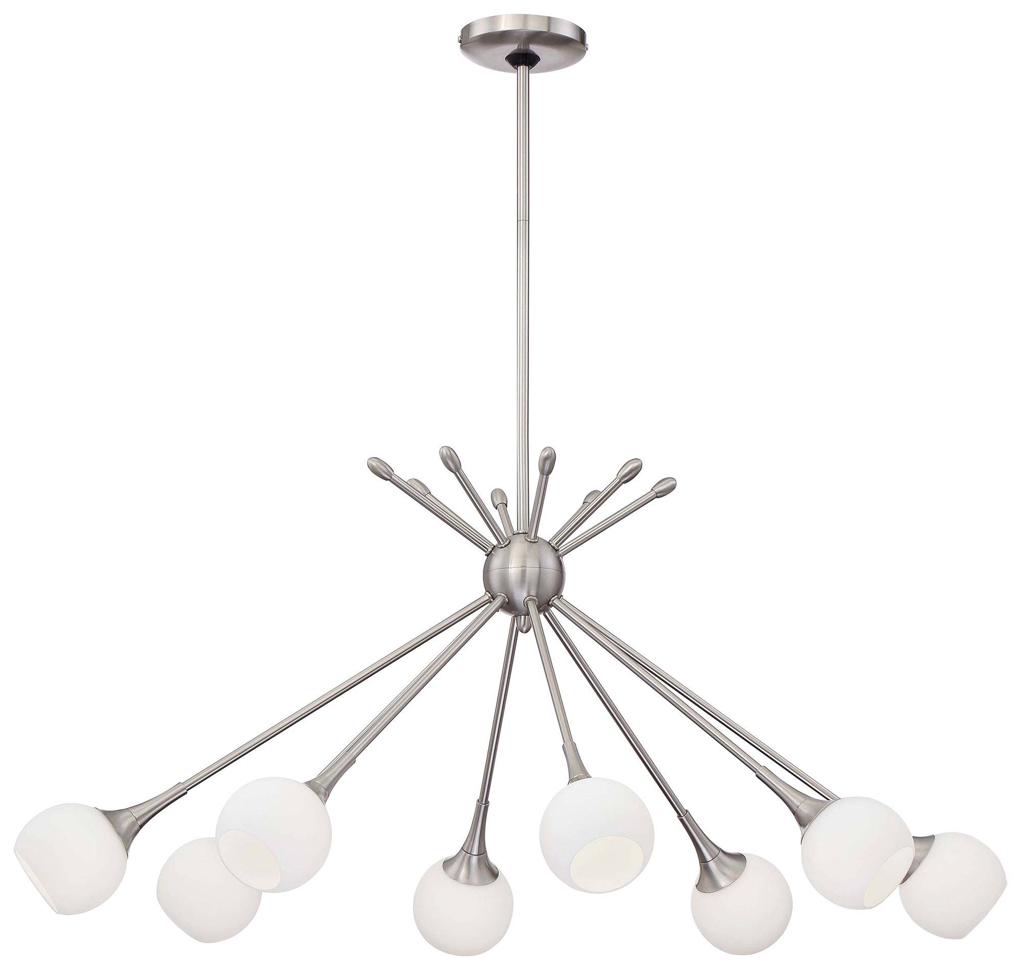 brushed nickel chandelier wide island pontil chandeliers