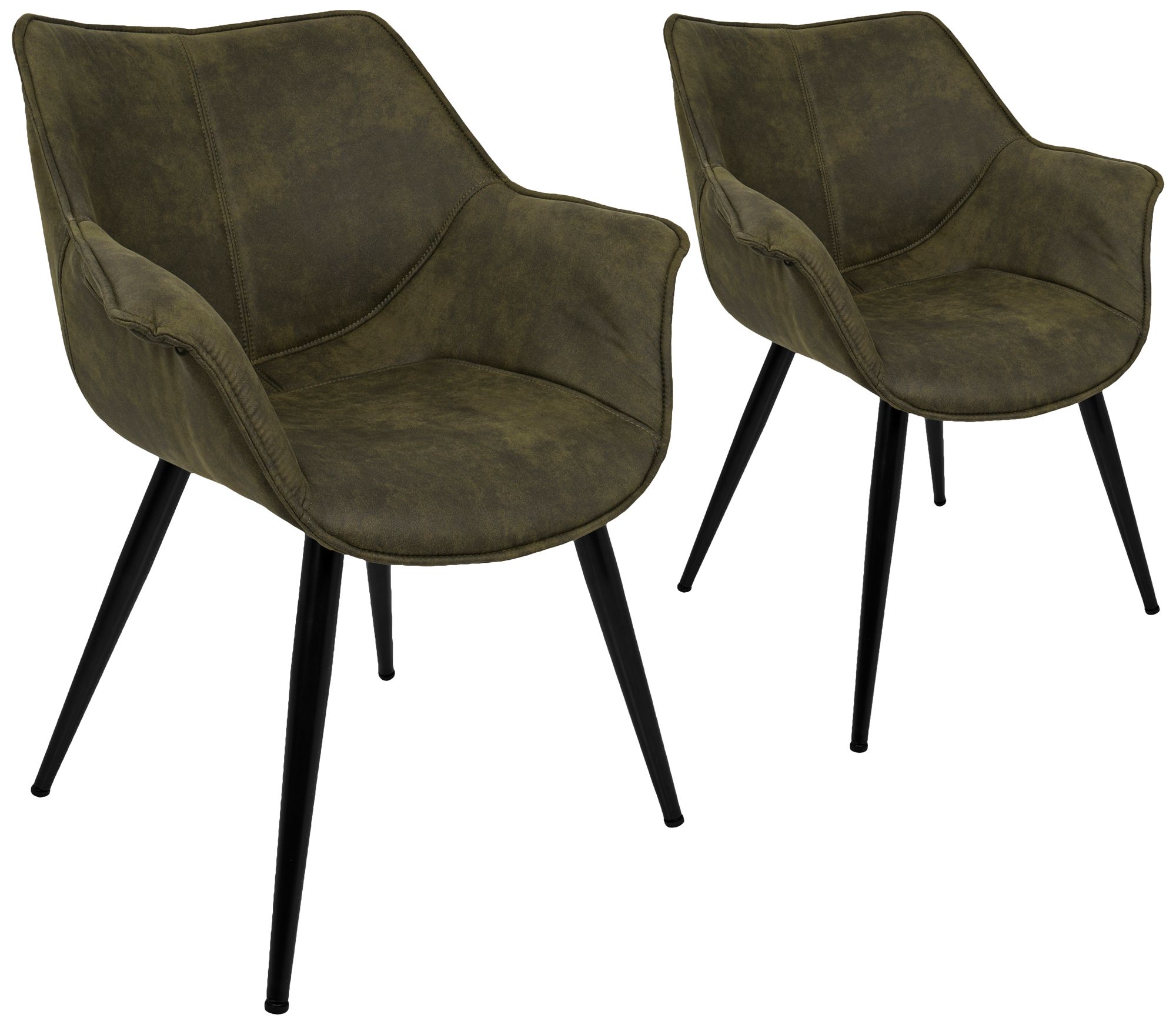 Wrangler Green and Metal Accent Chair