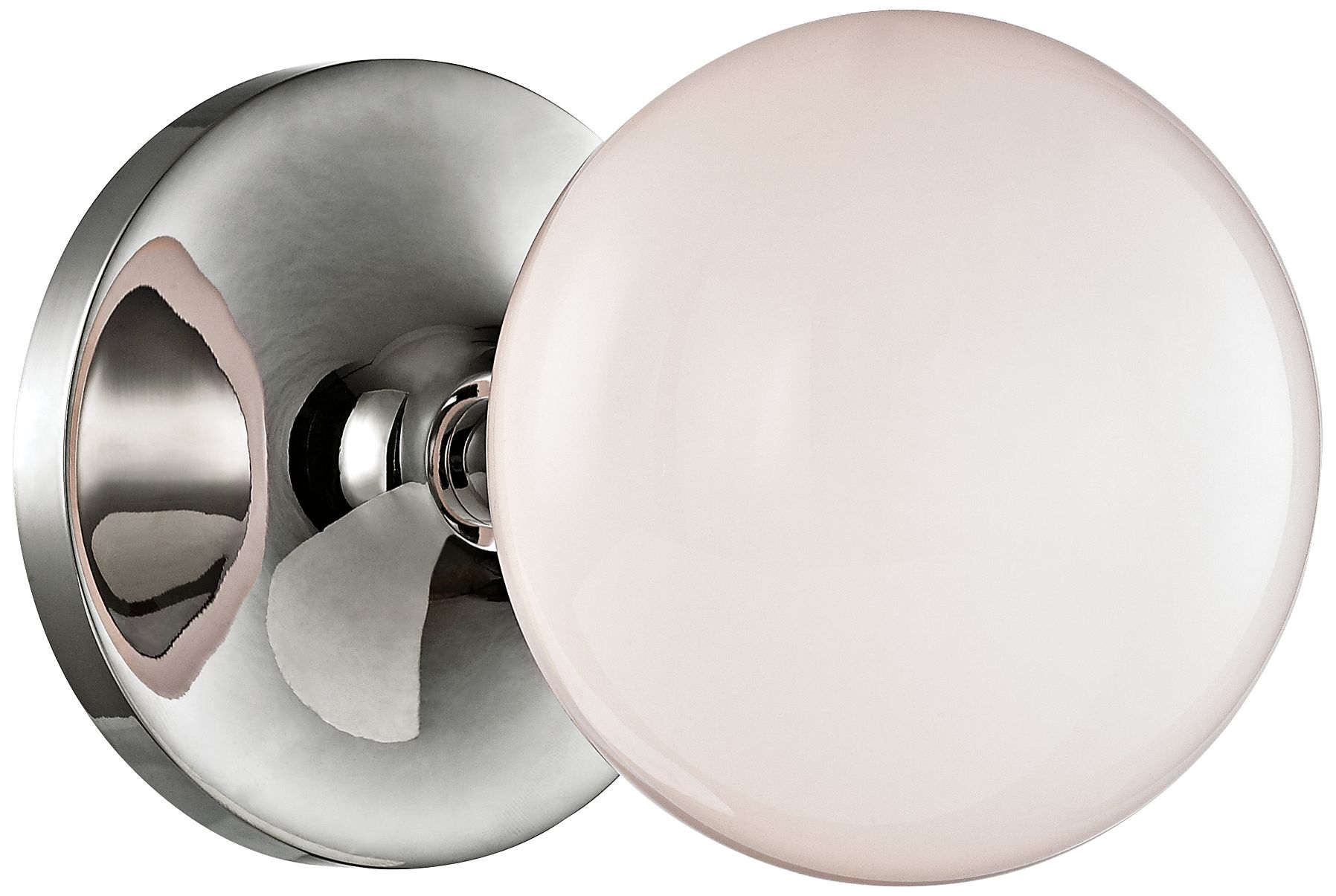 Hudson Valley Fleming 5" High Polished Nickel LED Wall Sconce