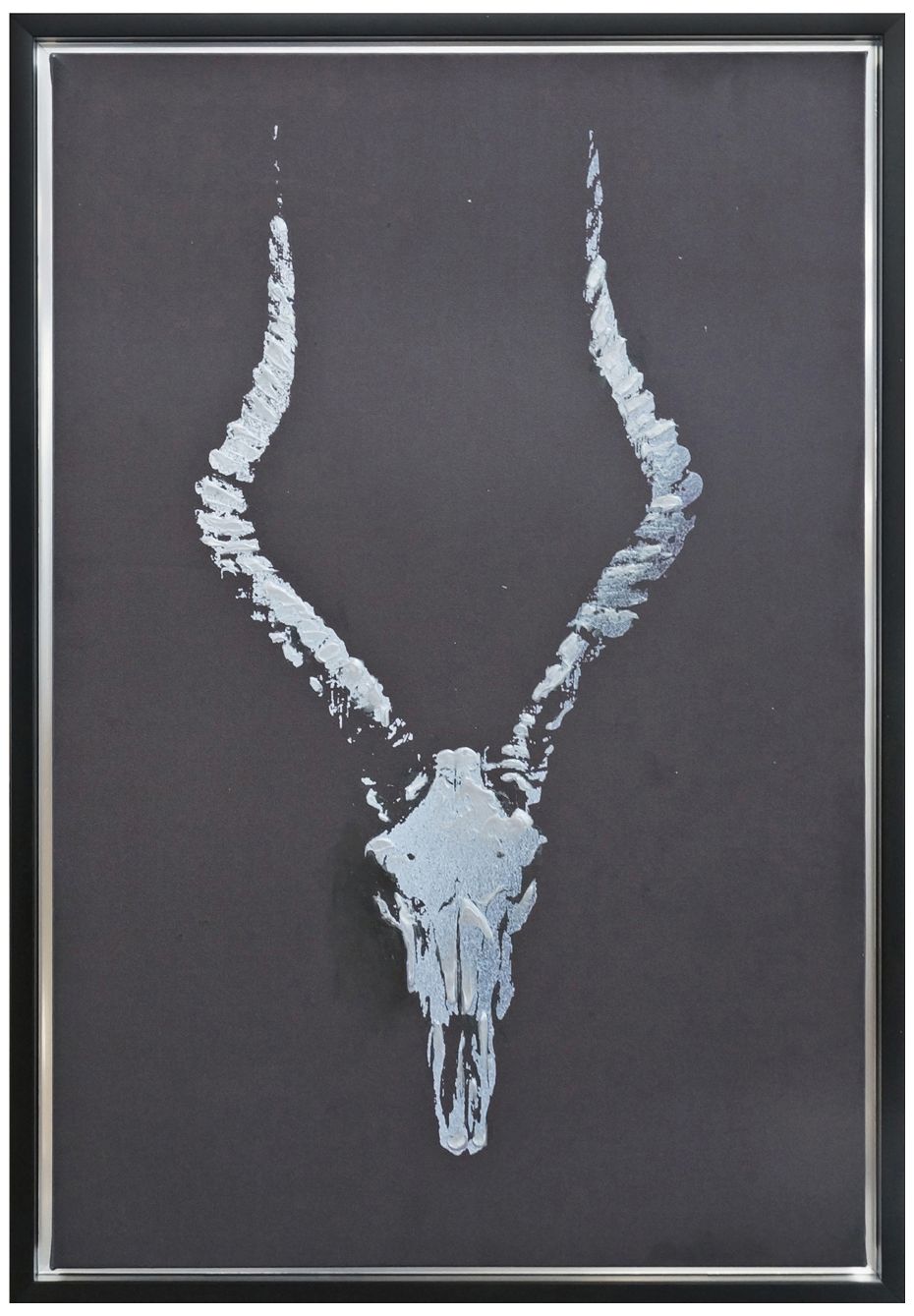 Mystery Embellished 30" High Framed Canvas Wall Art