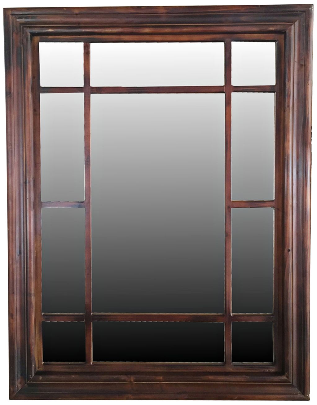 Crestview Granito Red Stain 33" x 43 1/2" Wall Mirror