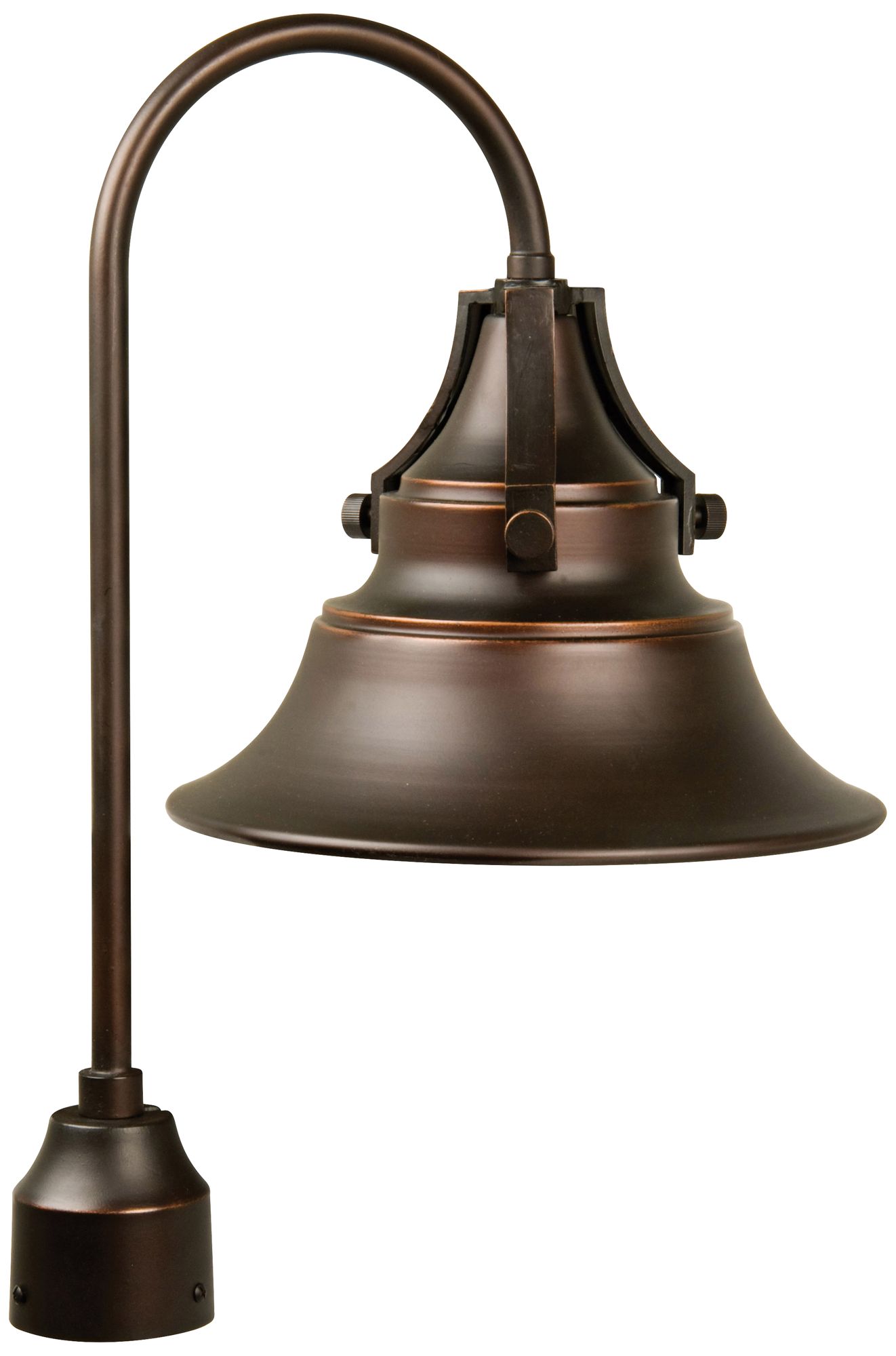 Union 21 1/4" High Gilded Oiled Bronze Outdoor Post Light