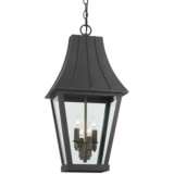 Chateau Grande 25&quot; High Coal Outdoor Hanging Light