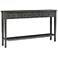Sadie 60" Wide Large Gray 4-Drawer Console Table
