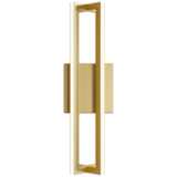 Cass 16&quot; High Gold Metal LED Wall Sconce