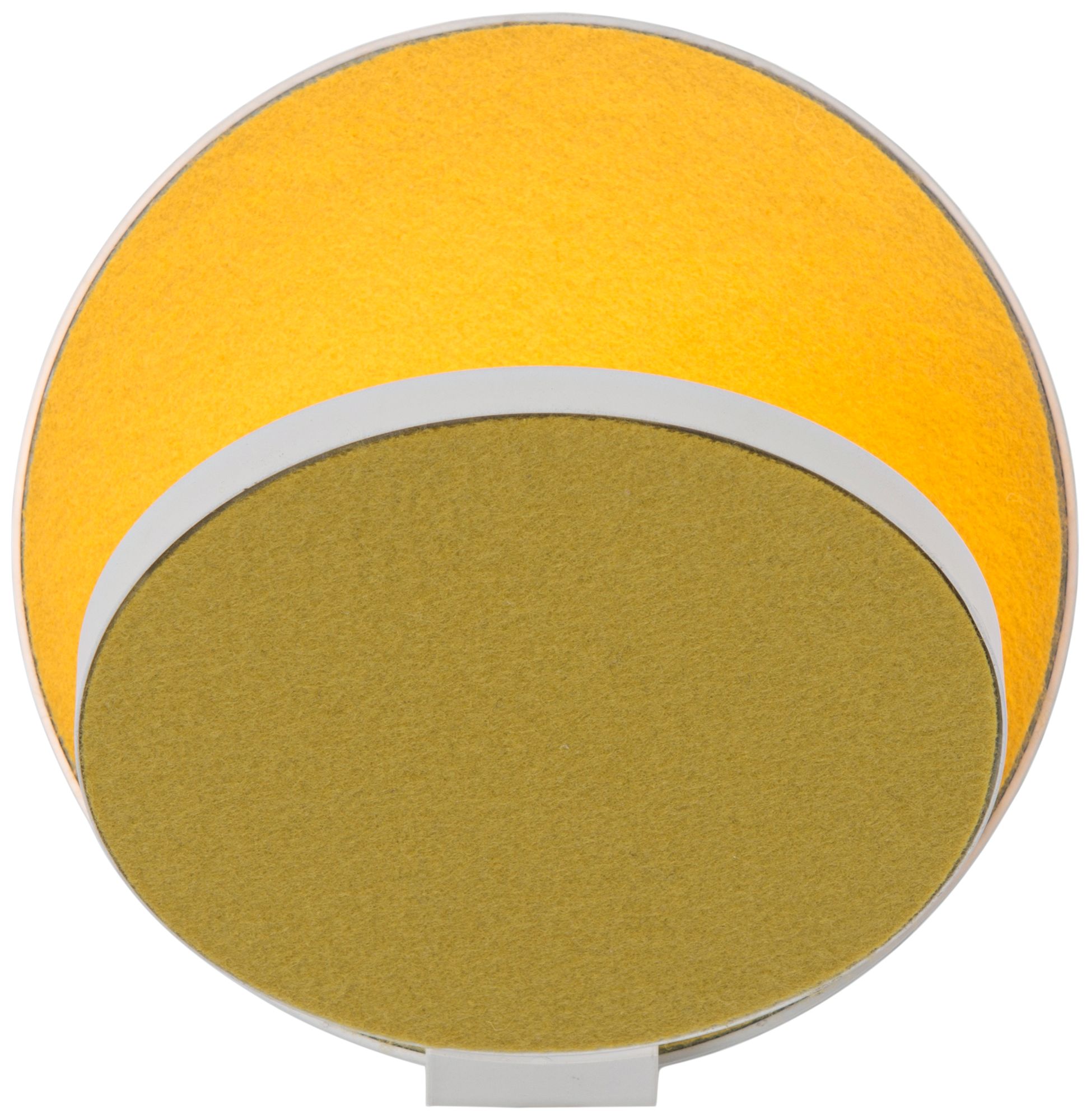 Gravy 5" High White and Honeydew Felt Swivel LED Wall Sconce