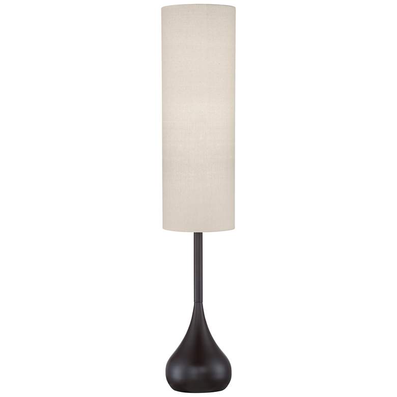 Possini Euro Moderne Bronze Droplet 62&quot; High Floor Lamp