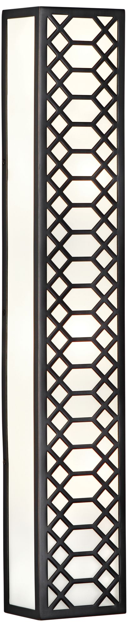 Tucker 30 1/2" High Deep Patina Bronze 4-Light Wall Sconce