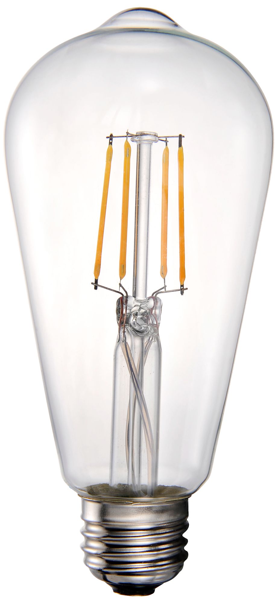 40W Equivalent Tesler Clear 4W LED Dimmable Standard ST19