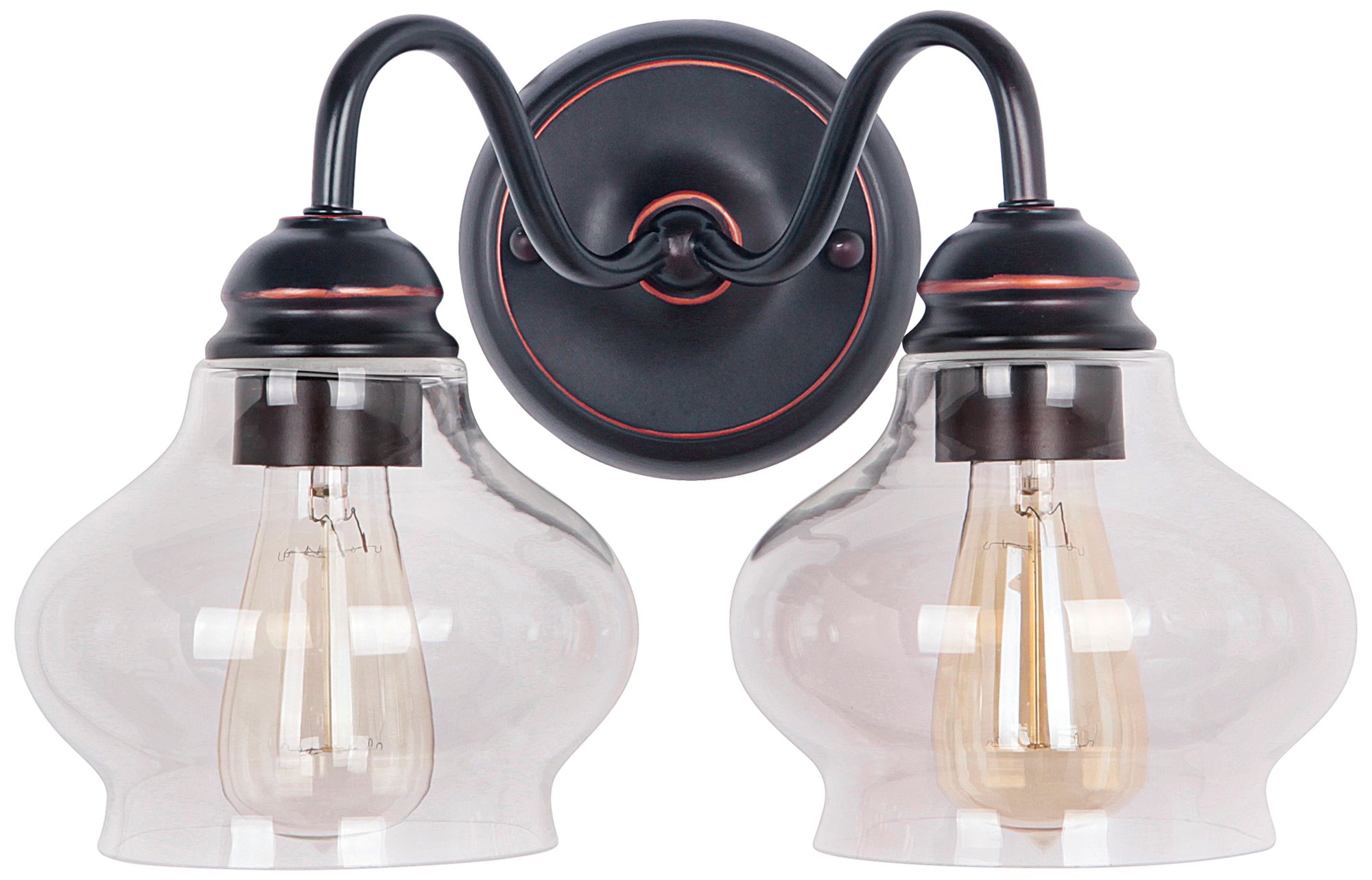 Craftmade Yorktown 8 3/4" High Rubbed Gilded 2-Light Wall Sconce