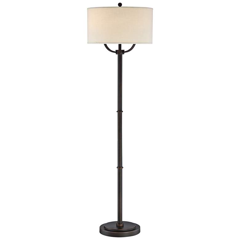 Image 2 Quoizel Vivid Collection Broadway Oil Rubbed Bronze Floor Lamp