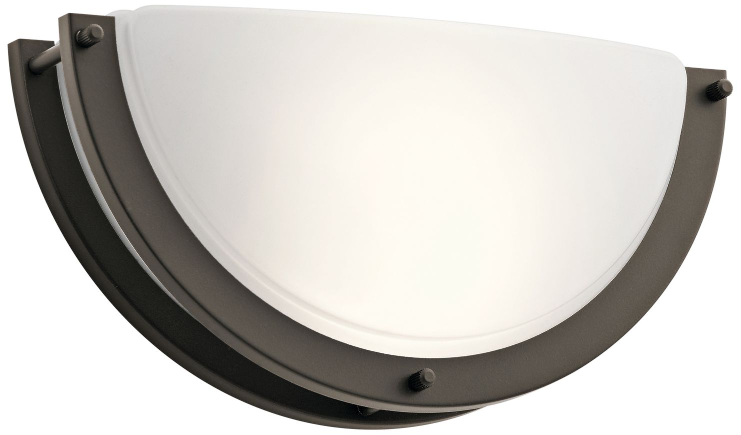 Kichler Demilune 6" High Olde Bronze LED Wall Sconce