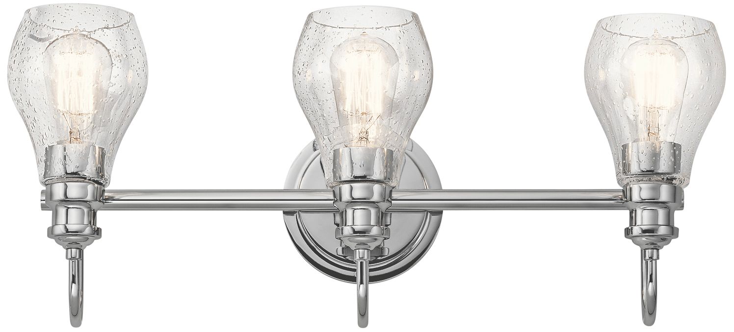 Kichler Greenbrier 23 3/4" Wide Chrome 3-Light Bath Light