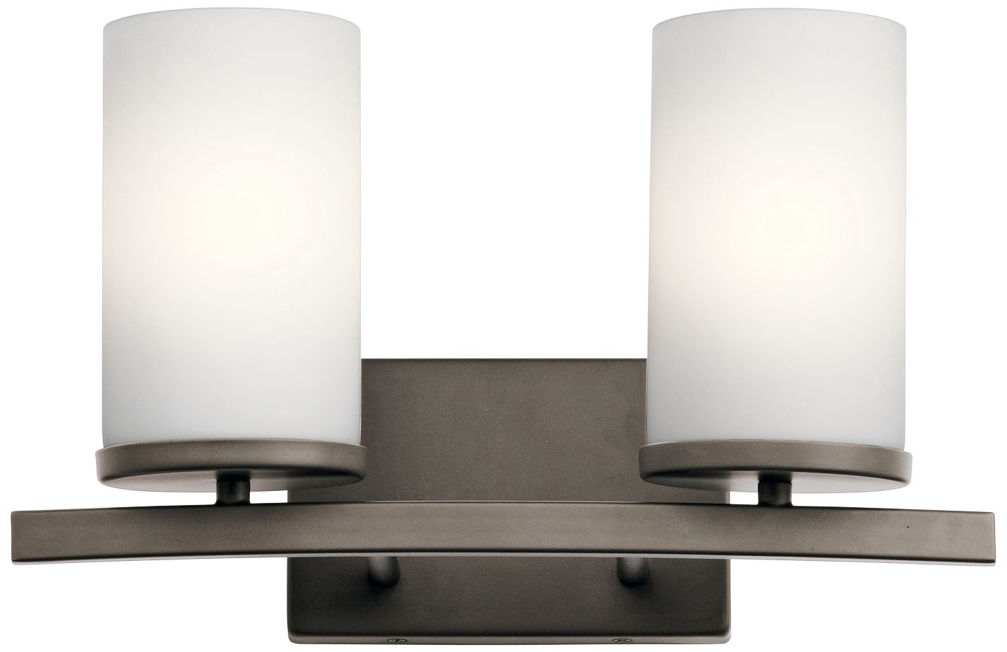 Kichler Crosby 8 3/4" High Olde Bronze 2-Light Wall Sconce