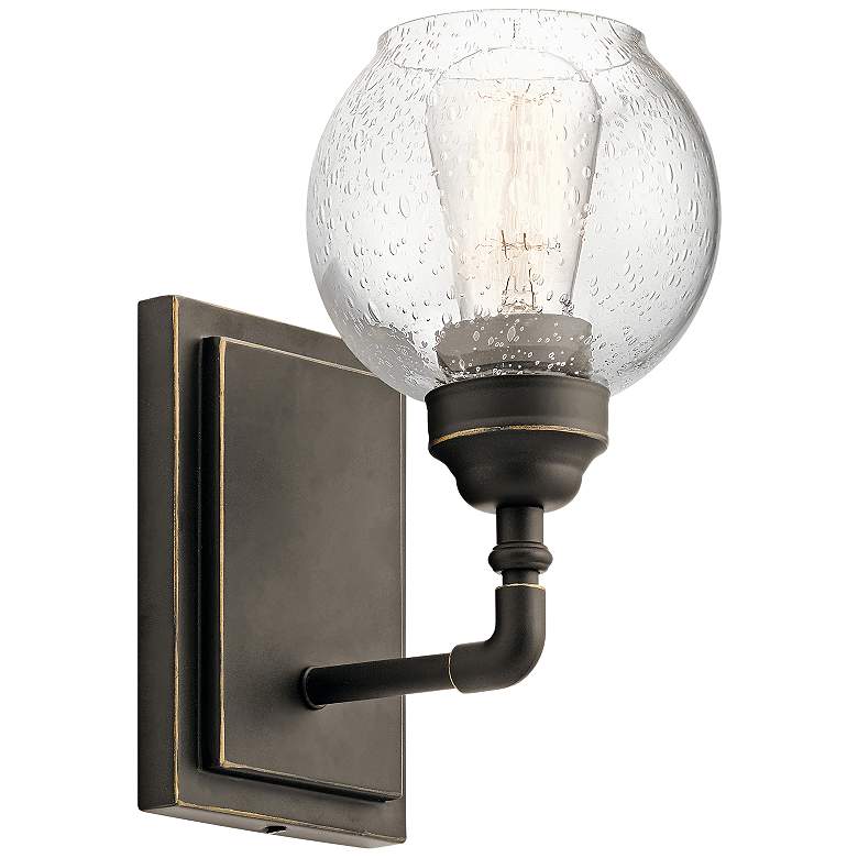 Kichler Niles 10&quot; High Olde Bronze Wall Sconce