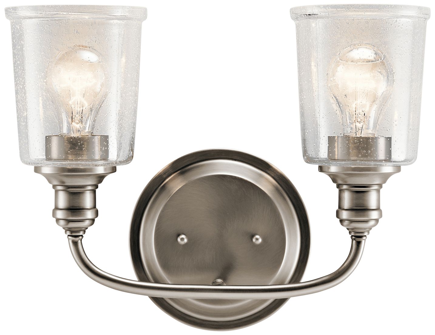 Kichler Waverly 10 1/4" High Classic Pewter 2-Light Wall Sconce