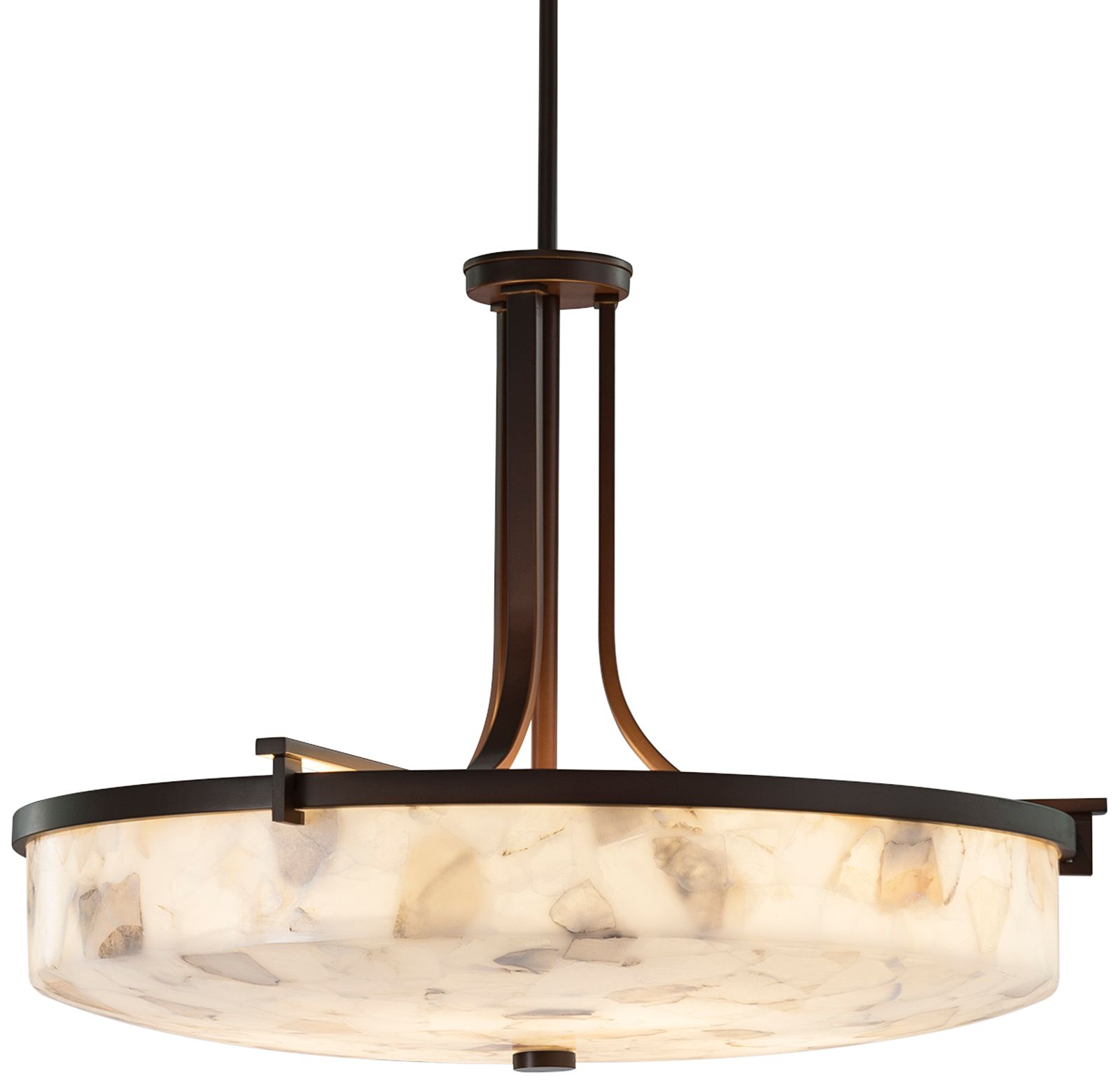 Era Family 26 1/2" Wide 6-Light Dark Bronze Pendant Light