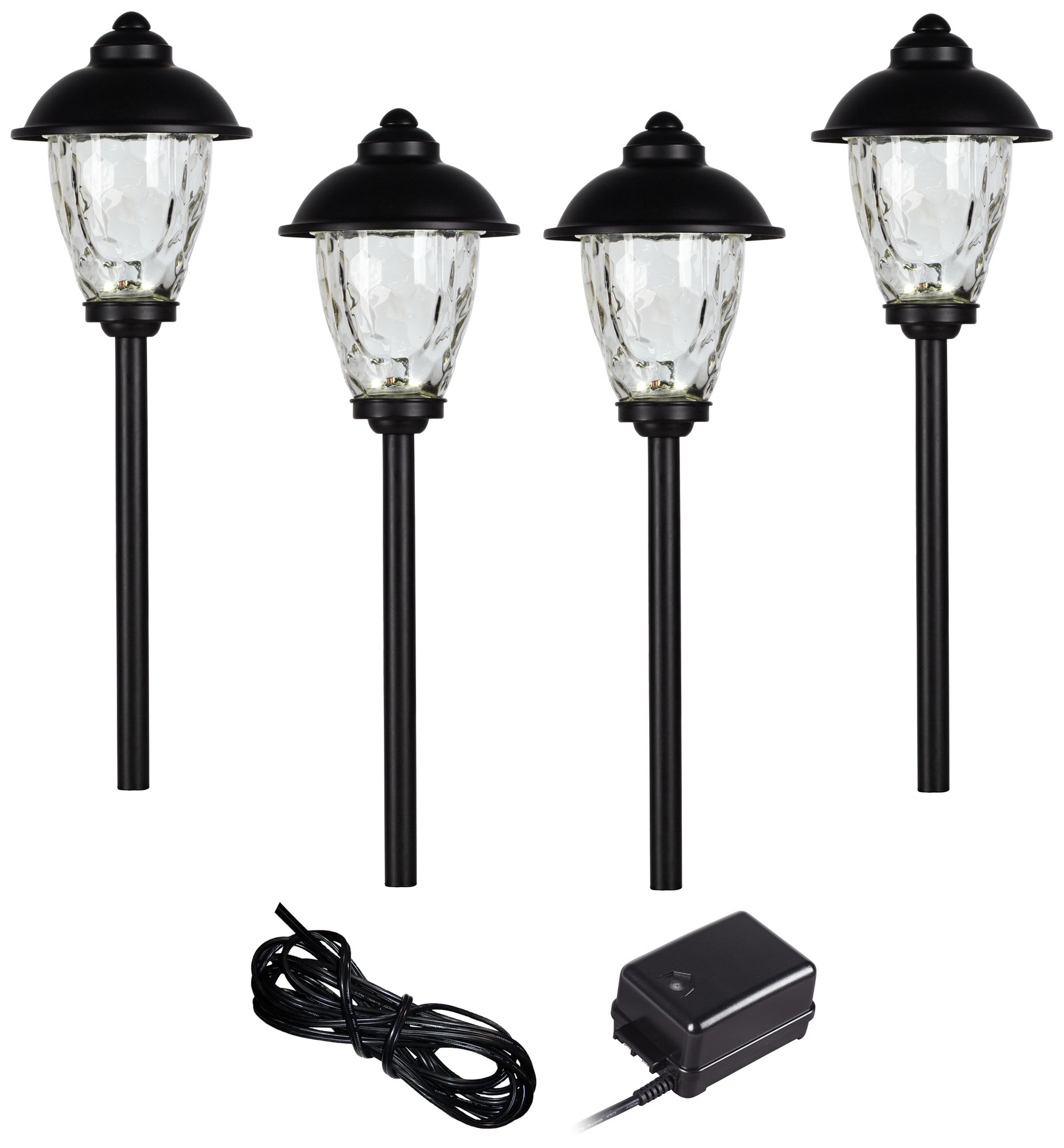 Concord 6-Piece Black Complete LED Landscape Lighting Set