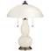 West Highland White Gourd-Shaped Table Lamp with Alabaster Shade