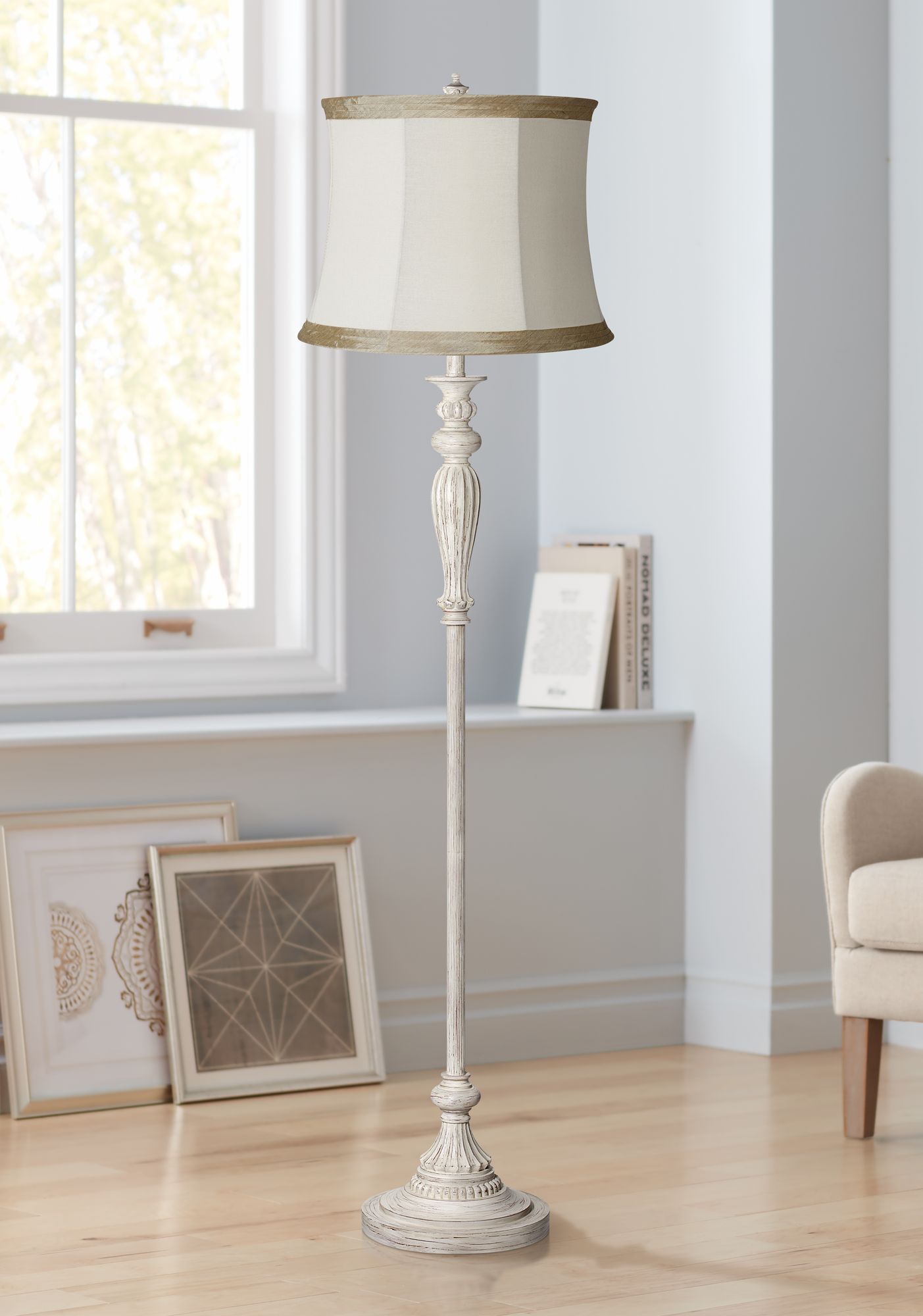 shabby chic floor lamp