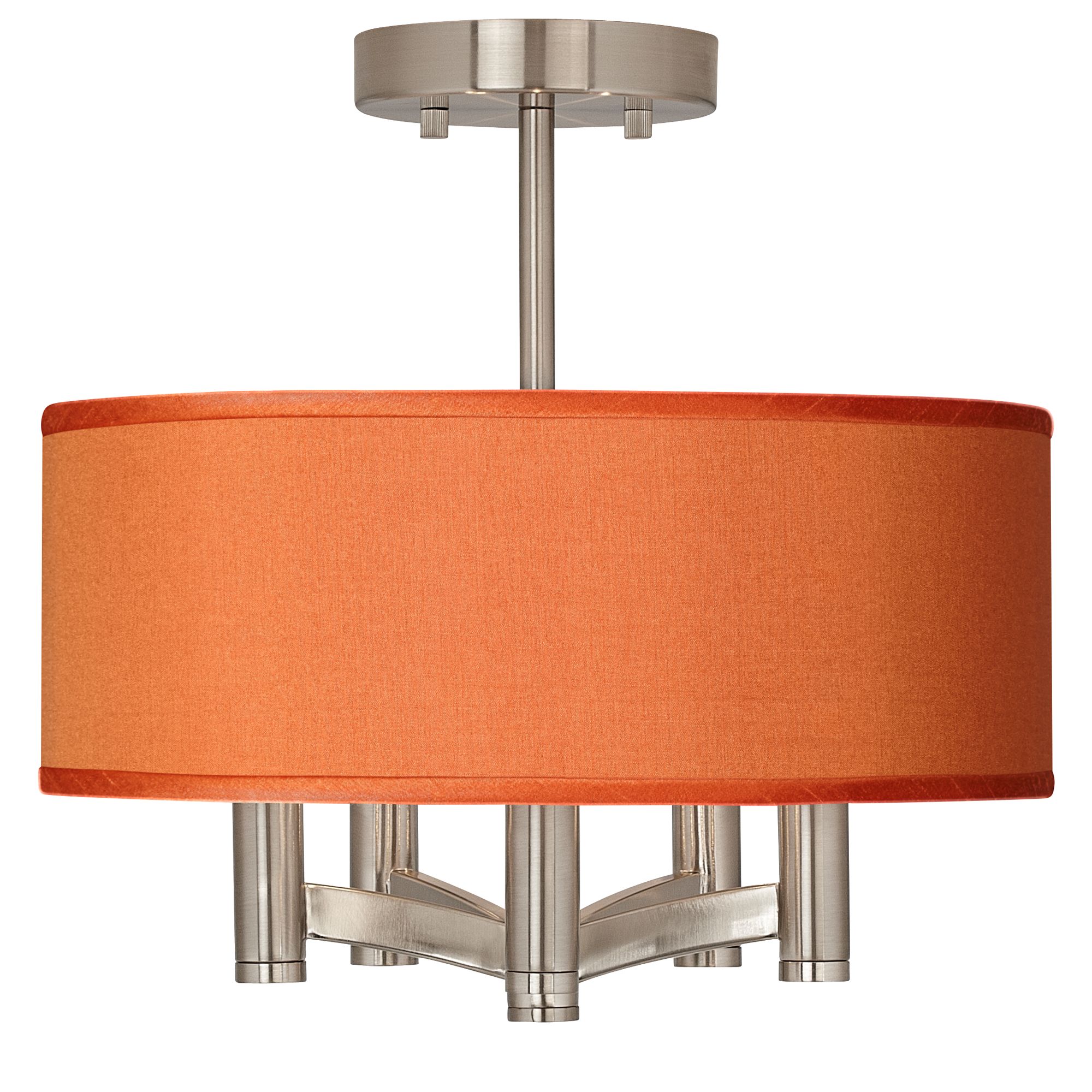 Orange Semi Flush Mount Close To Ceiling Lights Lamps Plus