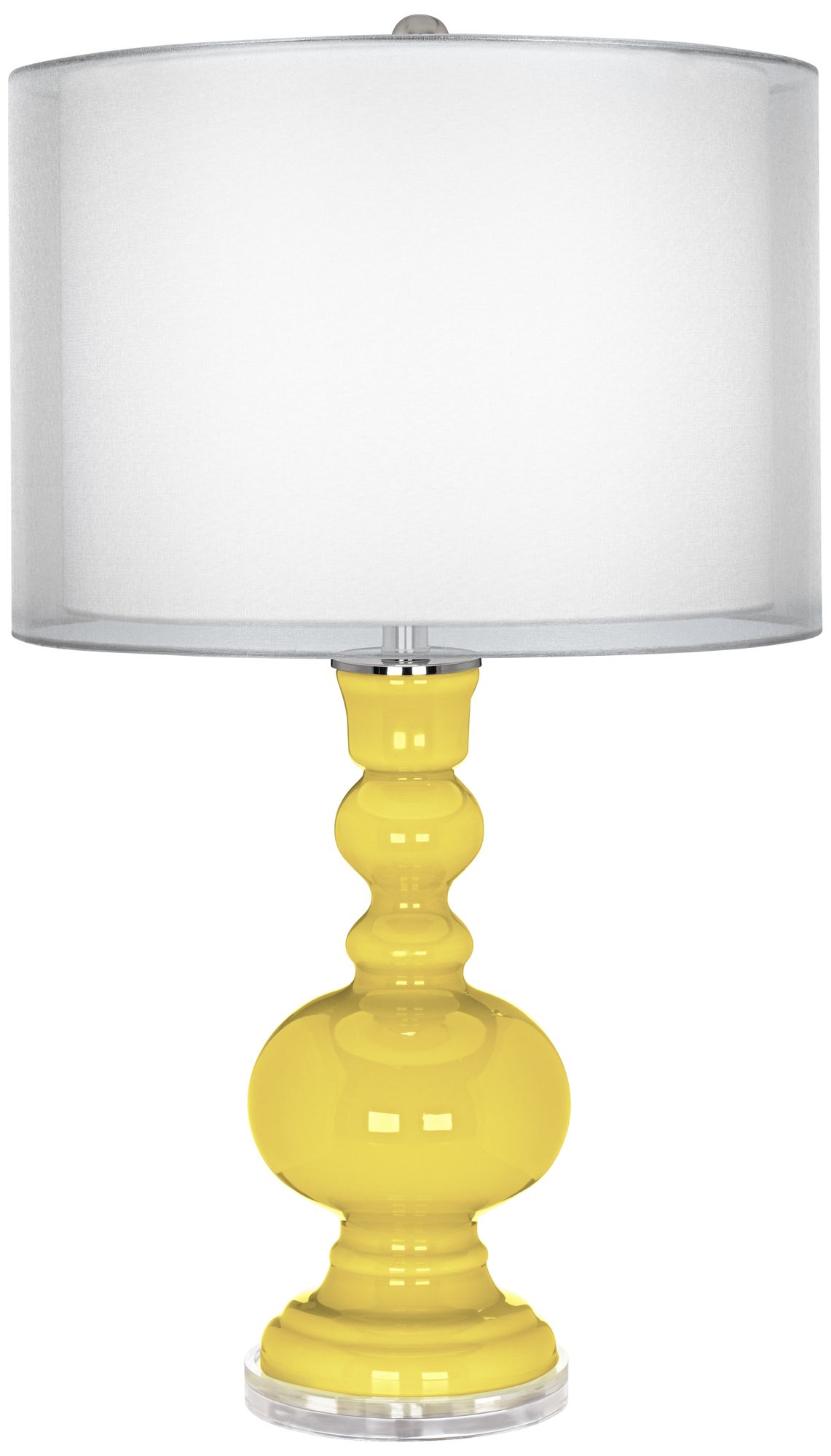 Lemon Twist Sheer Double Shade Apothecary Table Lamp 17M73 Lamps Plus