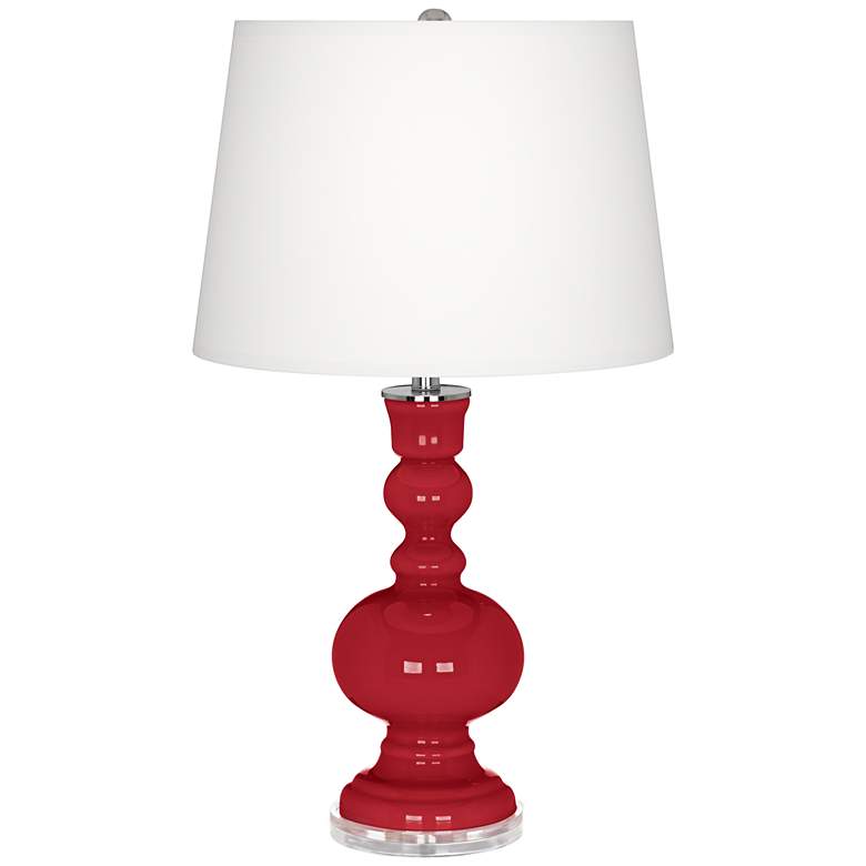 Image 3 Ribbon Red Apothecary Table Lamp