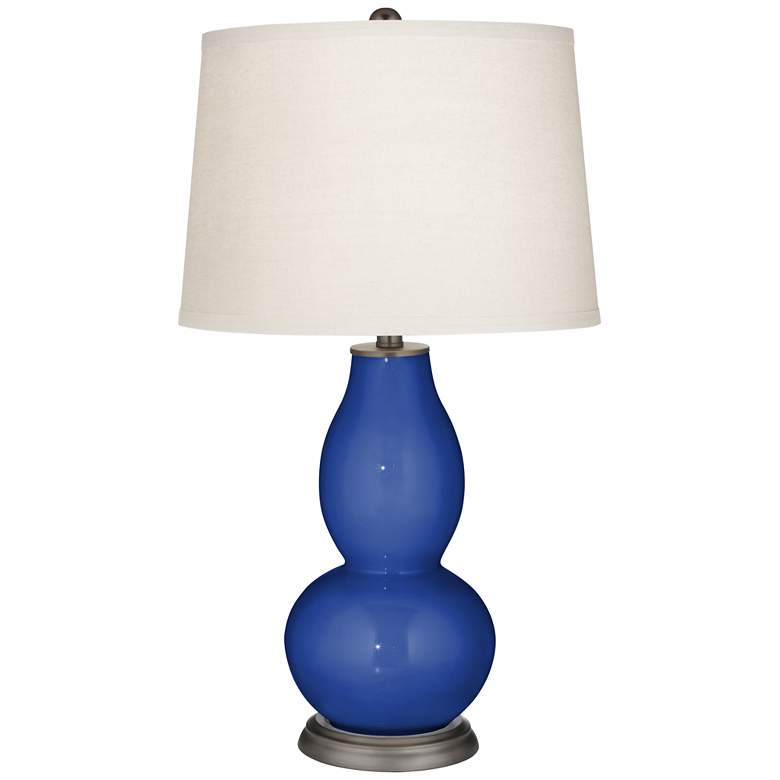Image 2 Dazzling Blue Double Gourd Table Lamp
