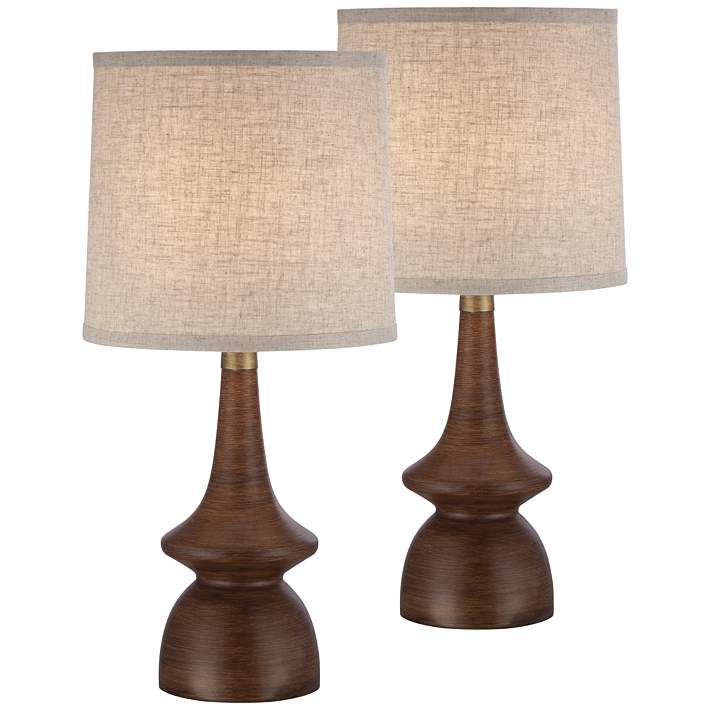 Rexford Mid Century Walnut Table Lamp, Mid Century Modern Bedroom Lamps