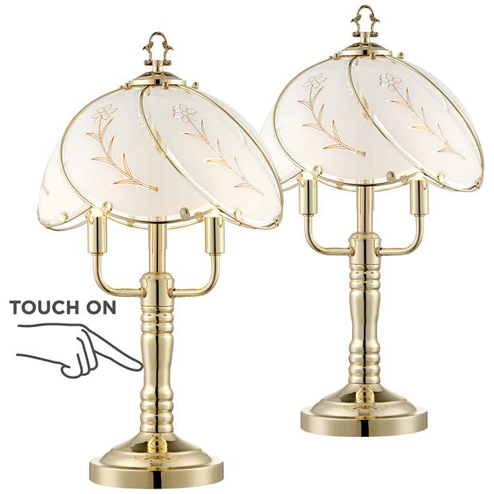 Accent Table Lamps Set, Convert Table Lamp To Touch