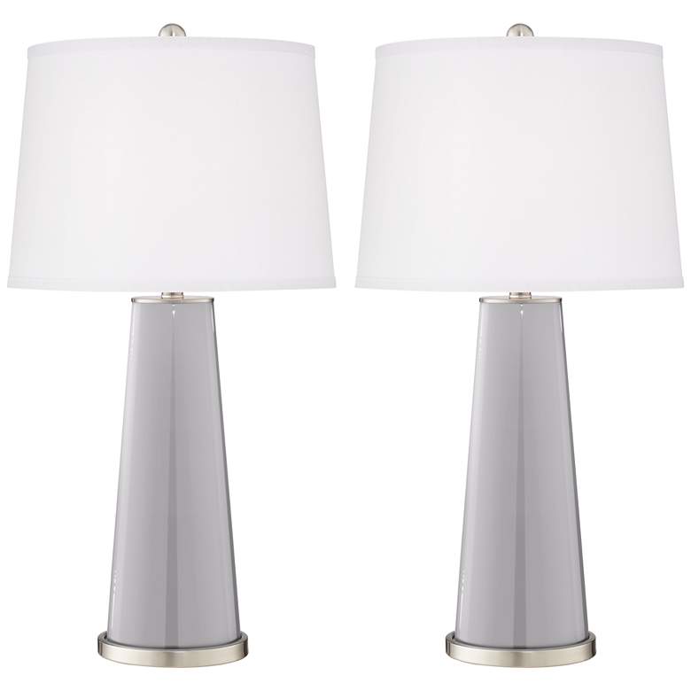 Image 2 Swanky Gray Leo Table Lamp Set of 2