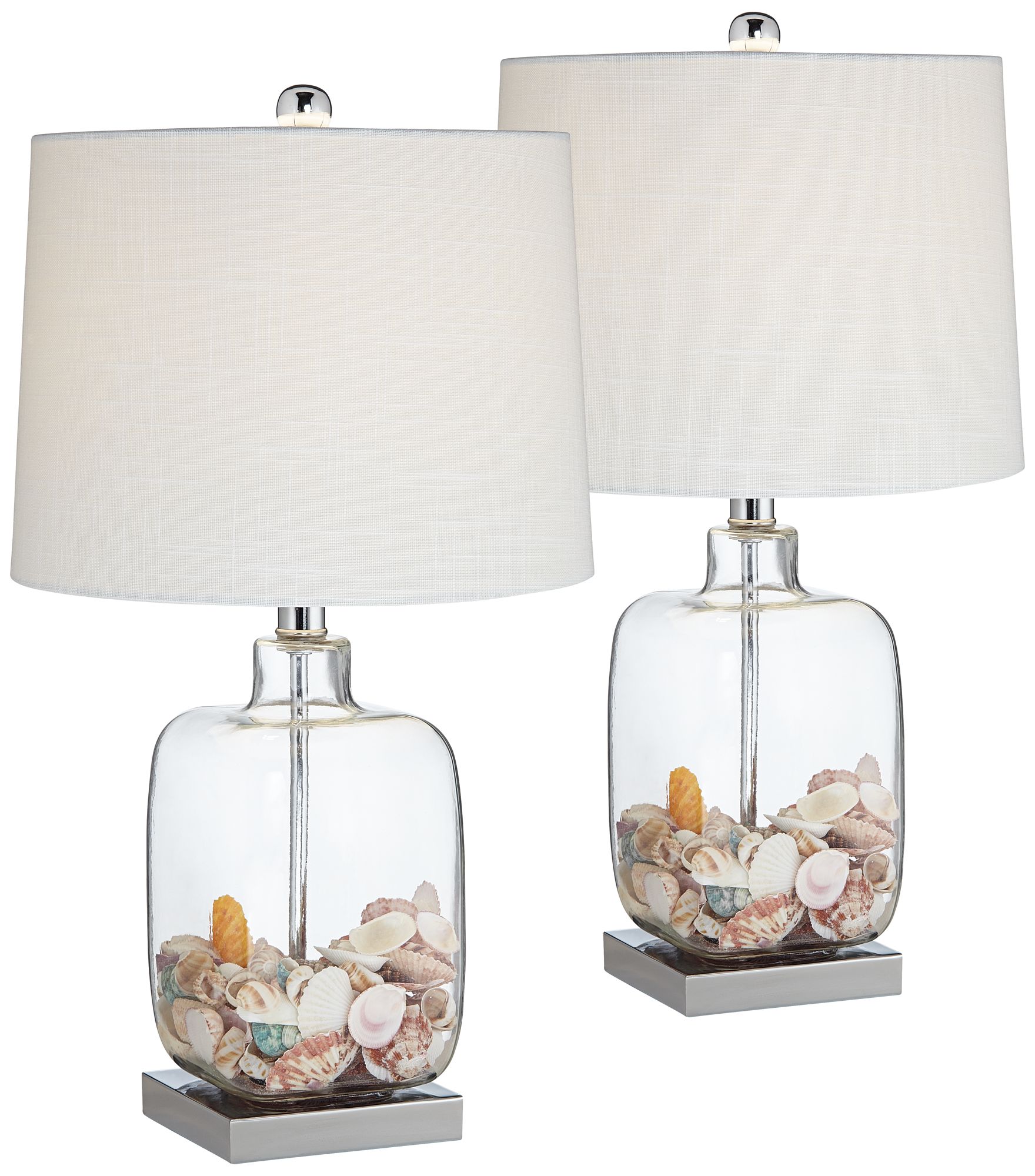 small glass table lamp