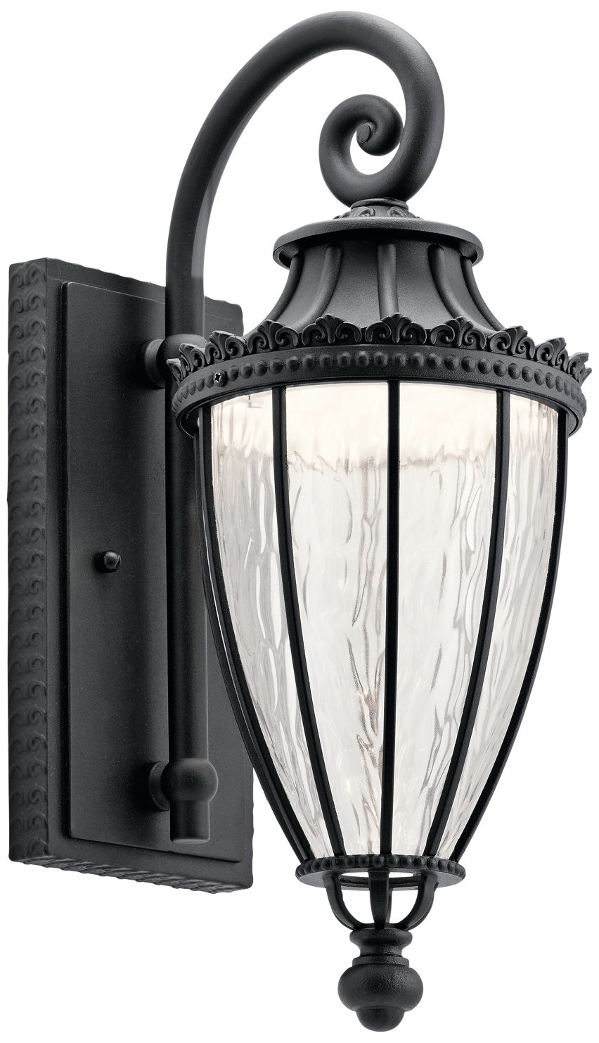 Kichler Wakefield 17 3/4" High Black LED Outdoor Wall Light