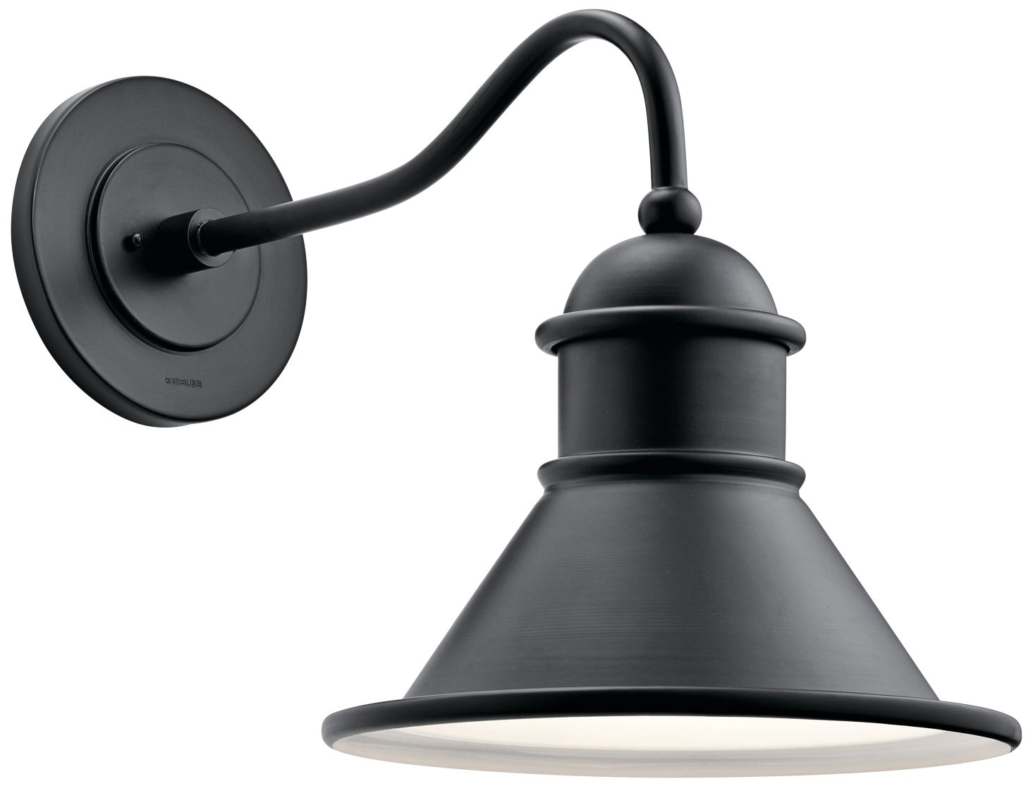 Kichler Northland 16 3/4" High Black Outdoor Wall Light